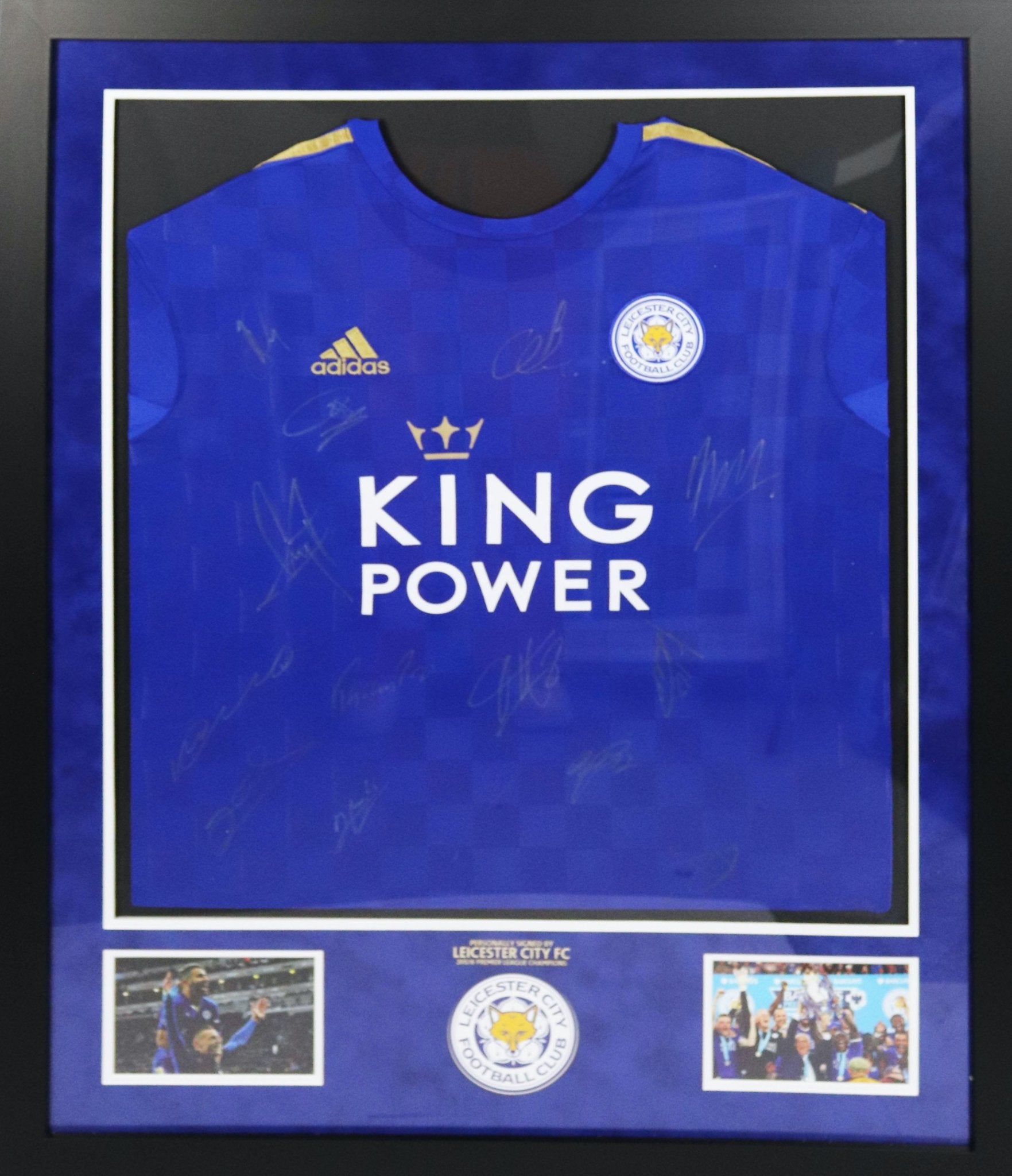 Leicester City Squad Signed Shirt 2019/2020 - Memorabilia Framers Shop